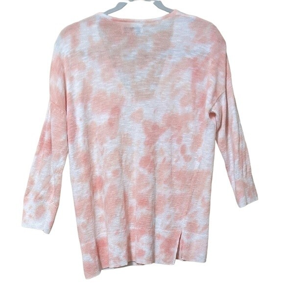 GH Bass & Co light weight v-neck sweater tie dye transitional large - Picture 2 of 5